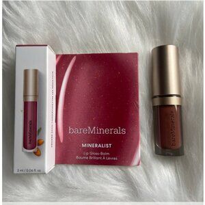 BareMinerals Mineralist Mini Lip Gloss‎ Balm 2ml Shade Sincerity